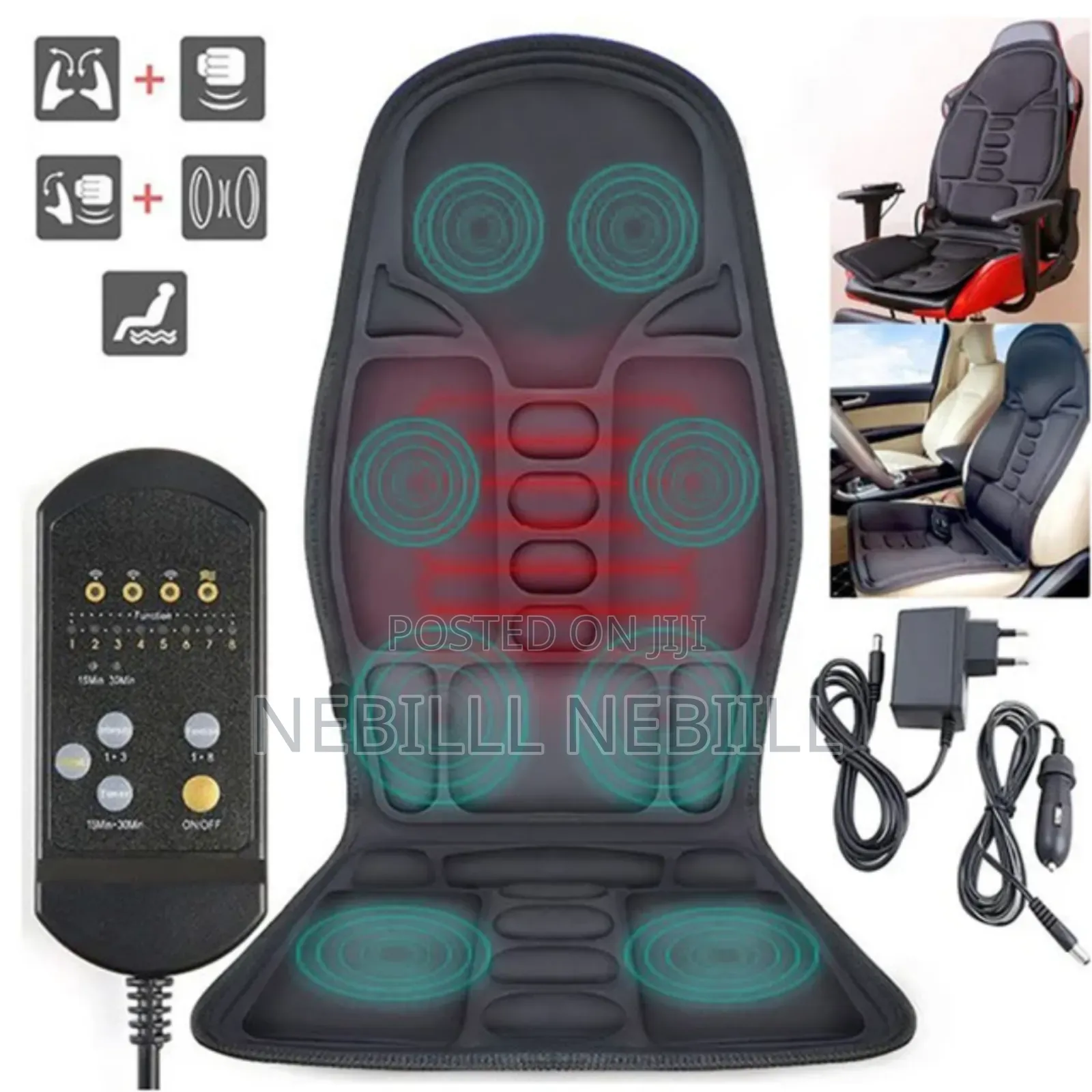 Back Massager for Pain Relief, for Car Seat