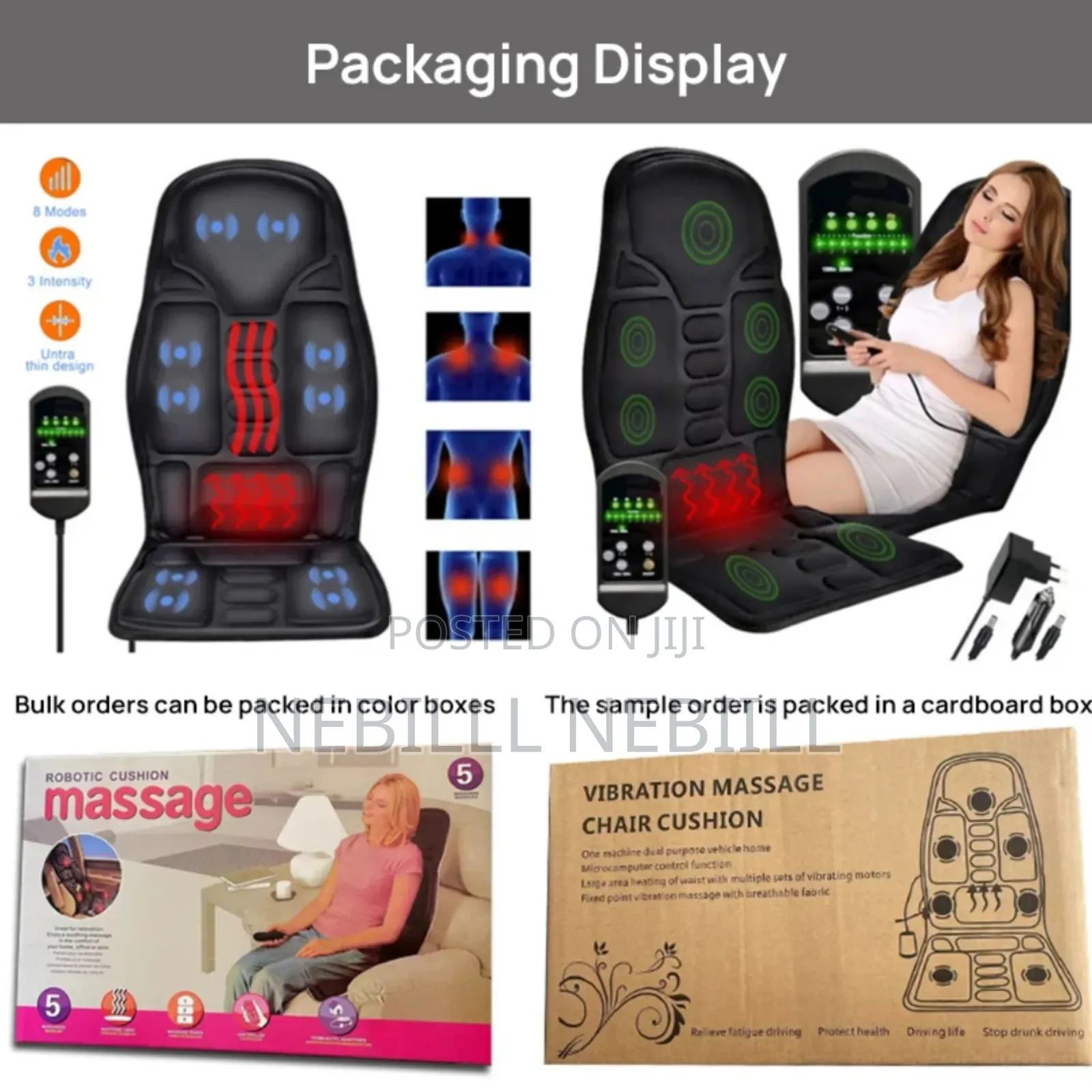 Back Massager for Pain Relief, for Car Seat