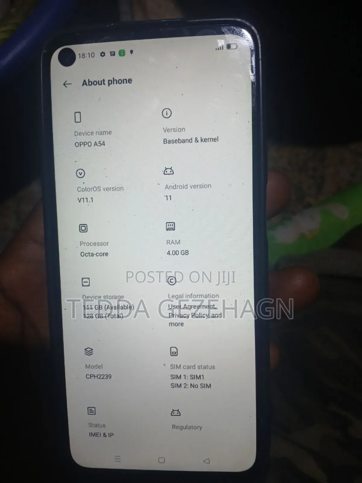 Oppo A54 128 GB Black