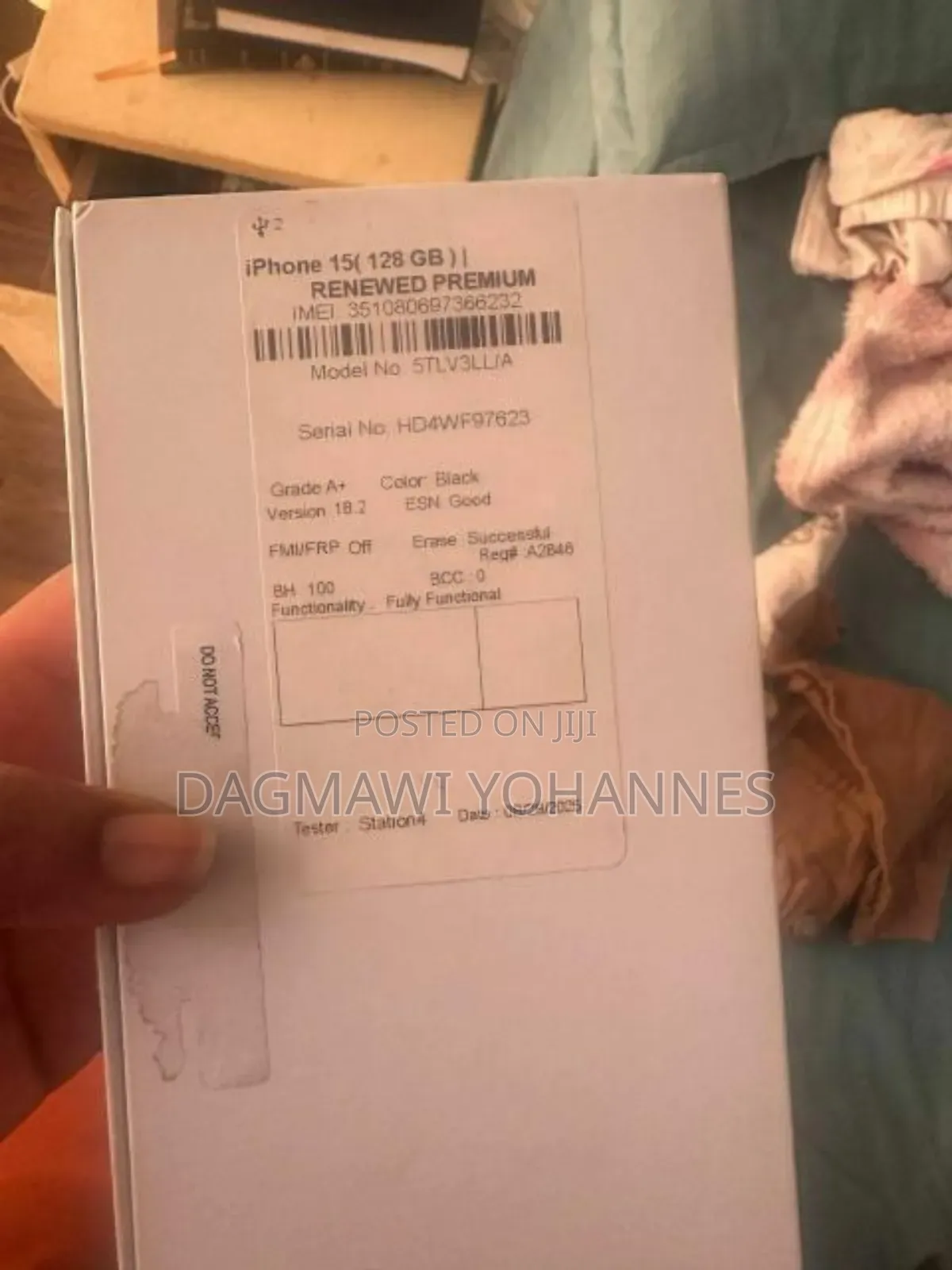 New Apple iPhone 15 128 GB Black