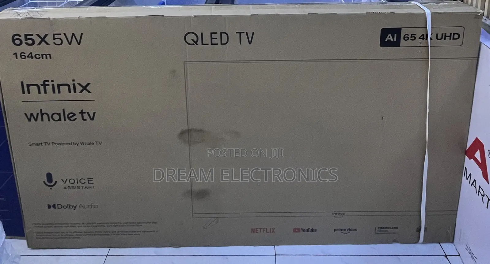 Infiniz 65”Qled Screen Frameless Uhd Television