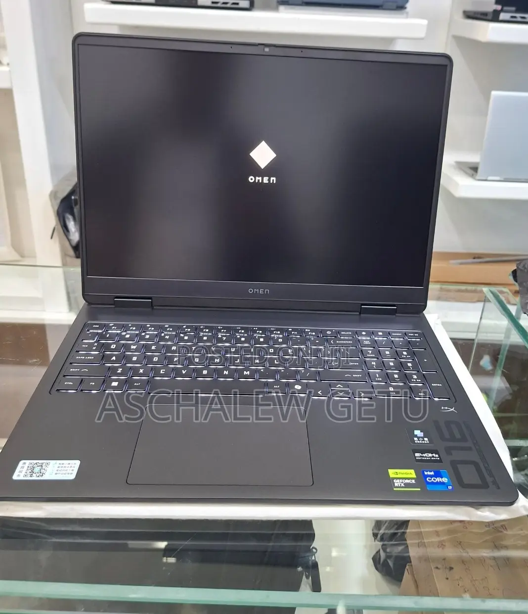 New Laptop HP Omen 16 16GB Intel Core I7 SSD 1T