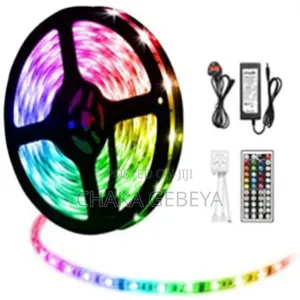 Porodo Blue 5m RGB Led Strip - Sound Reactive, Remote Control, Timer