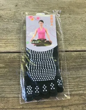 Non-Slip Yoga Socks Split Toe - Sweat Absorbent, High Elastic