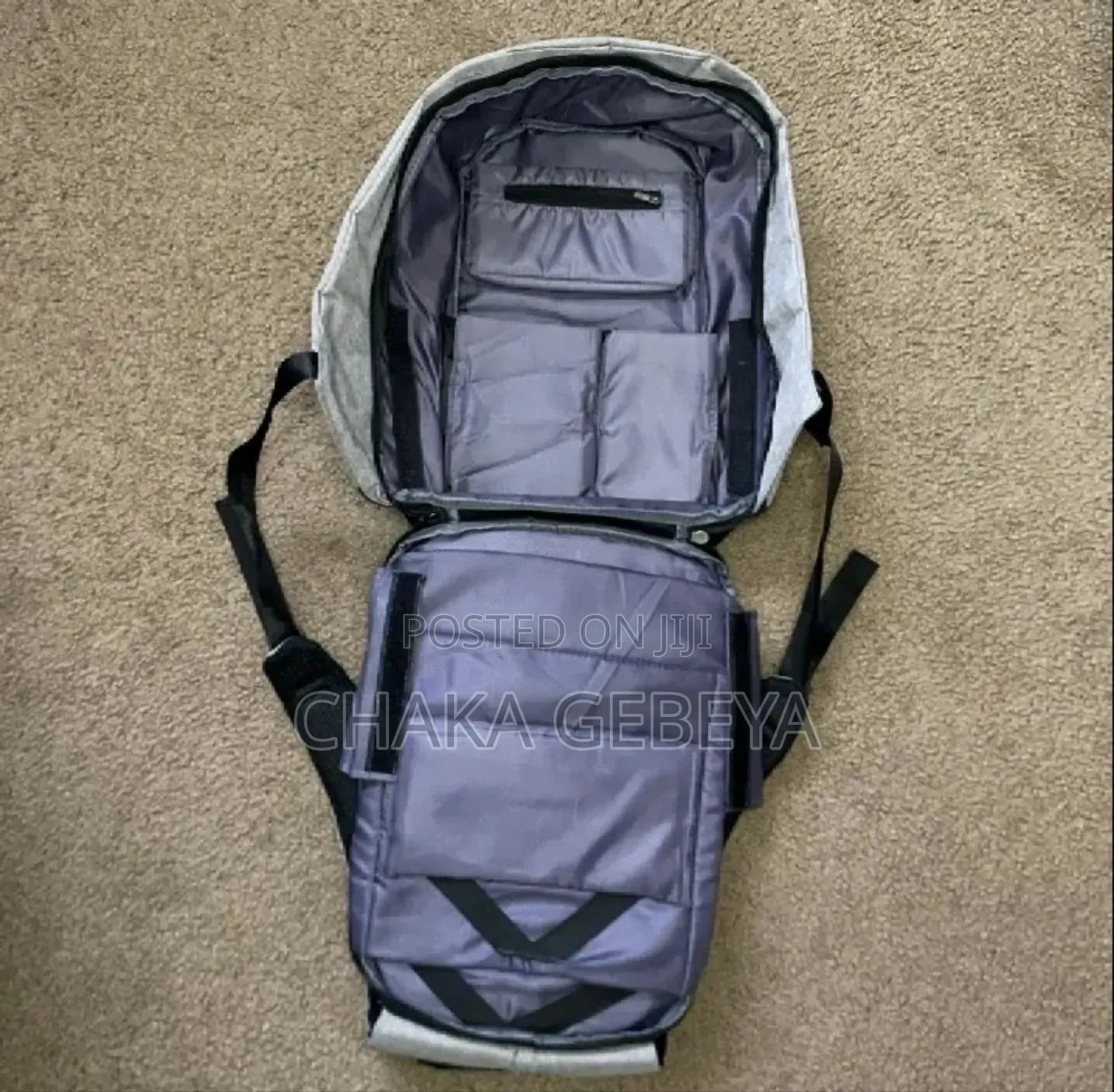 Travel Safely -Secure Laptop Backpack With Lockable Zippers Usb Port