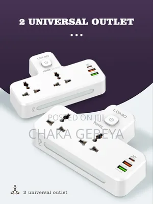 Solve Outlet Shortage - Multi Plug Socket With Fast Usb Charging