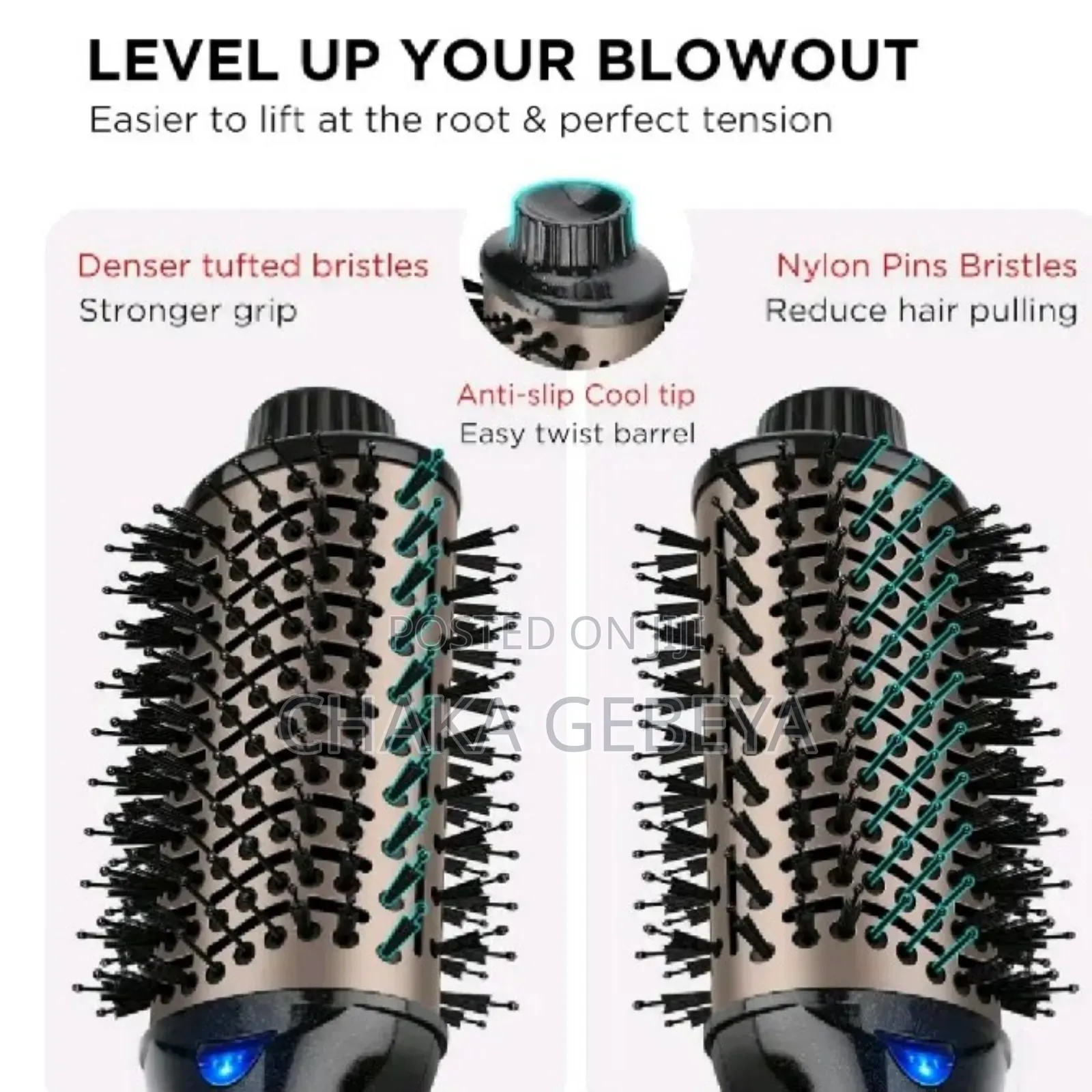 Mac One Step Hair Dryer, Volumizer Straightener - All-in-One Styler