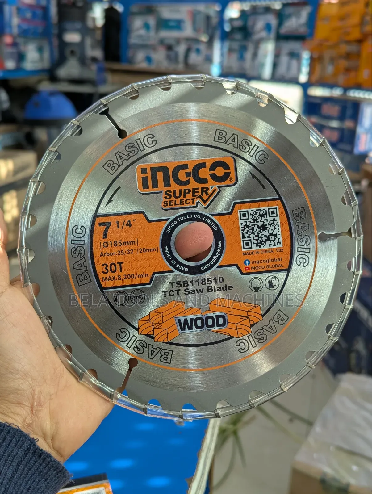 Original Ingco Disk Blade 185mm 30th High Quality Blade