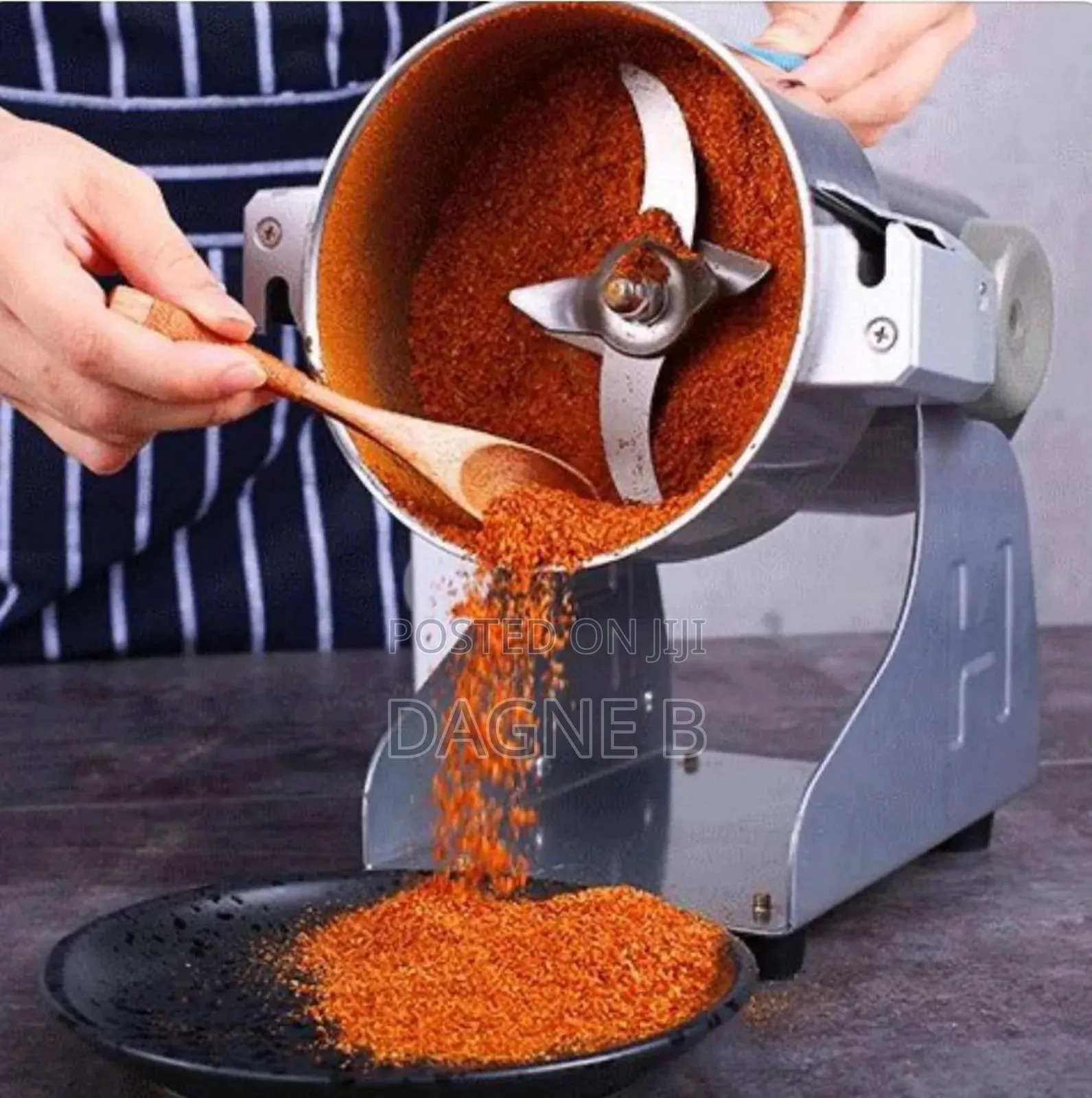 Electric Grain Mill and Coffee Grinder የቡና እና የቅመም መፍጫ