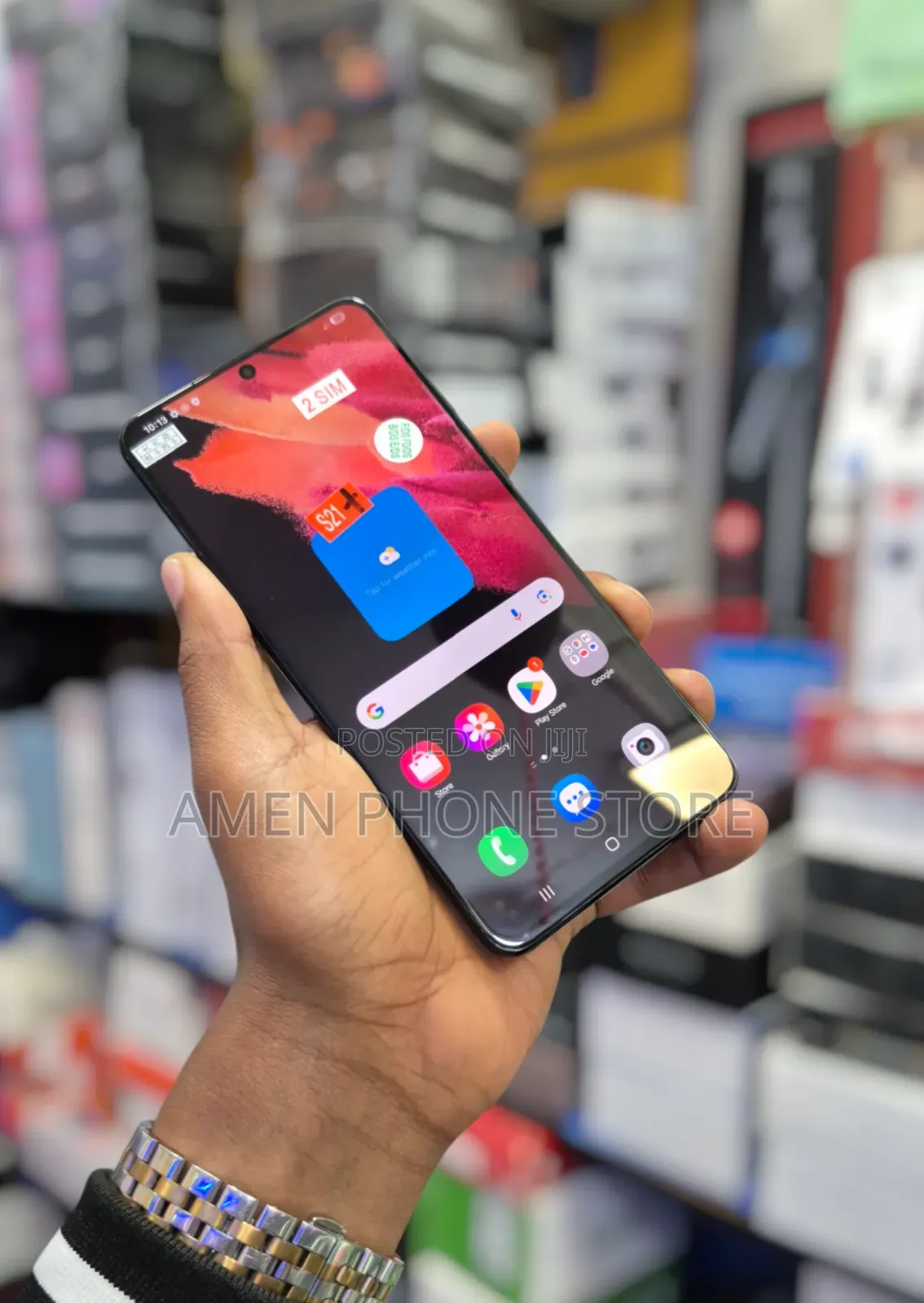 New Samsung Galaxy S21+ 5G 128 GB Black