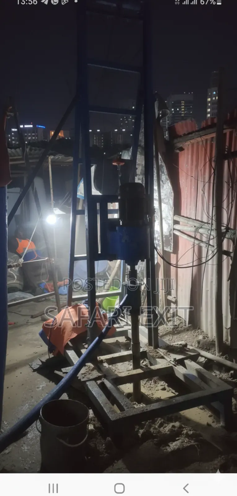 Water Driil Mmachineine 7.5hp / የከርሰ ምድር ውሃ መቆፈሪያ ማሽን