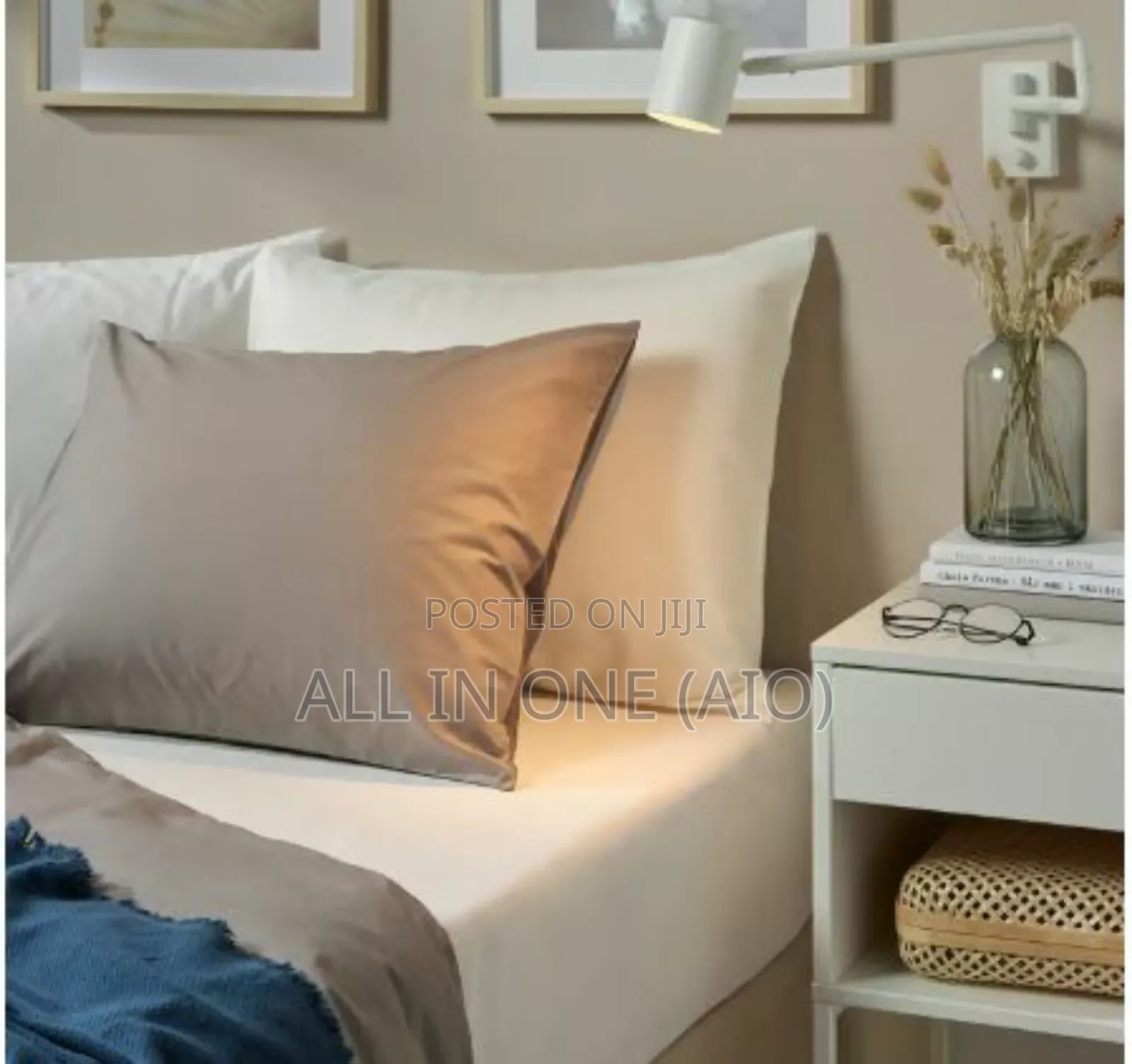 Ikea Färgmåra Fitted Sheet, White, 160x200 Cm