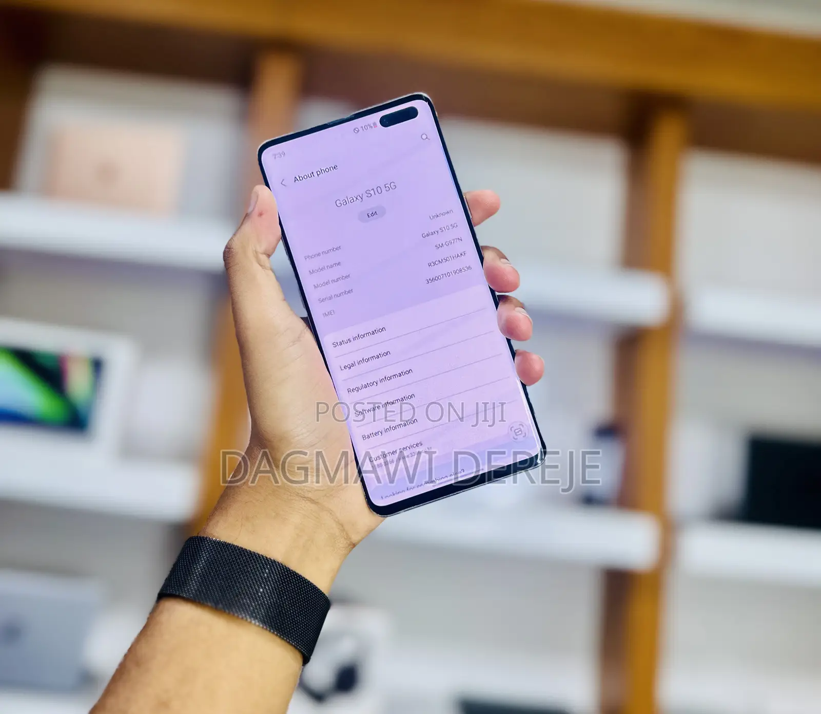New Samsung Galaxy S10 5G 256 GB Blue
