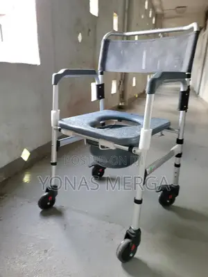 Bathroom Bedside Wheelchair觀粵includes a Supportive 17” X 17” Seat,