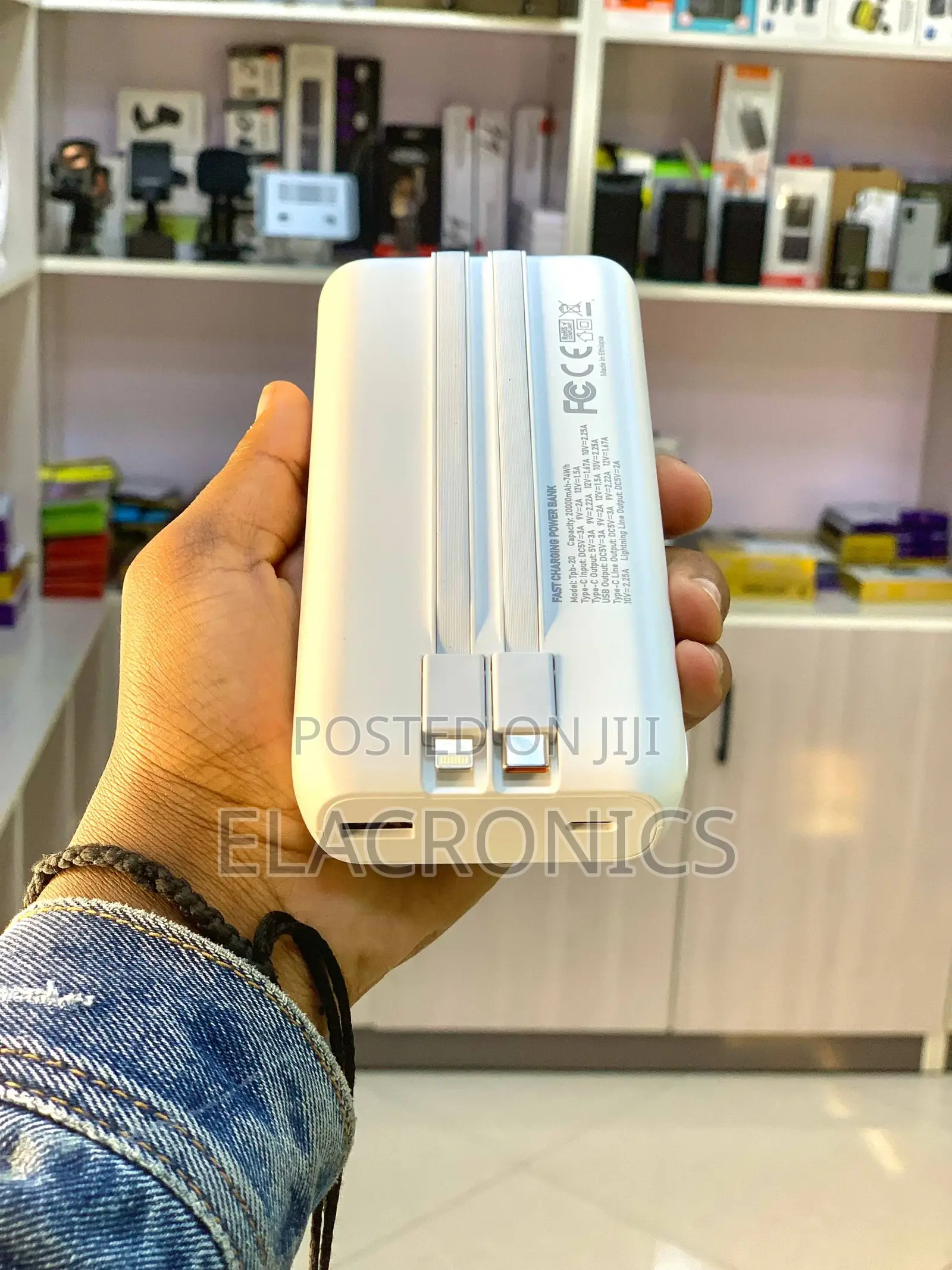 20,000mah T- Max Fast Charging 22.5w Power Bank