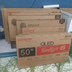 Alwa Smart Qled Tv 50 Inch Andraid Framless Tv 2025 Model Brand New