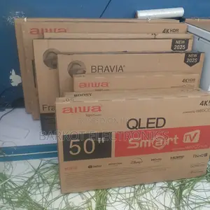 Alwa Smart Qled Tv 50 Inch Andraid Framless Tv 2025 Model Brand New