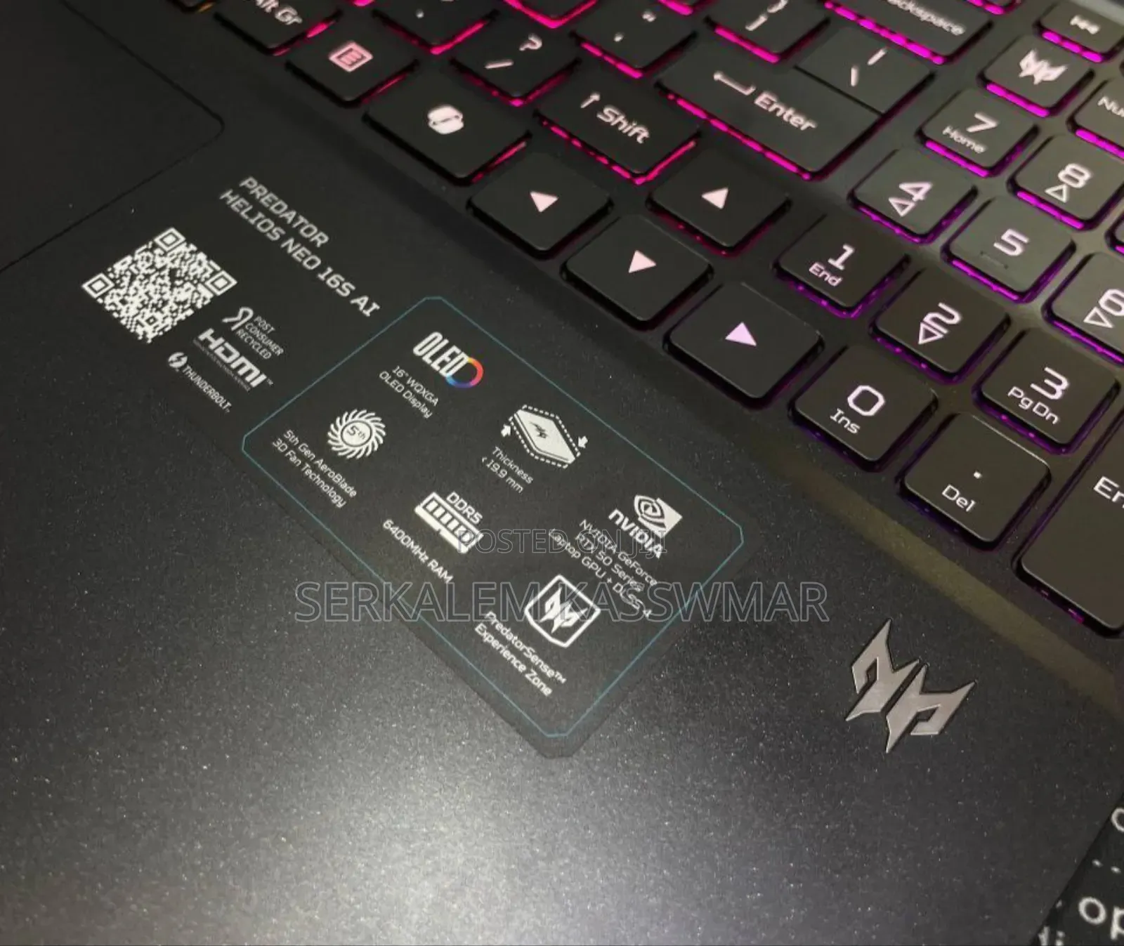 New Laptop Acer Predator Helios Neo 16 32GB Intel Core Ultra 9 SSD 1T