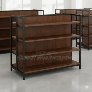 Storage and Display Shelf Works for Mini Markets