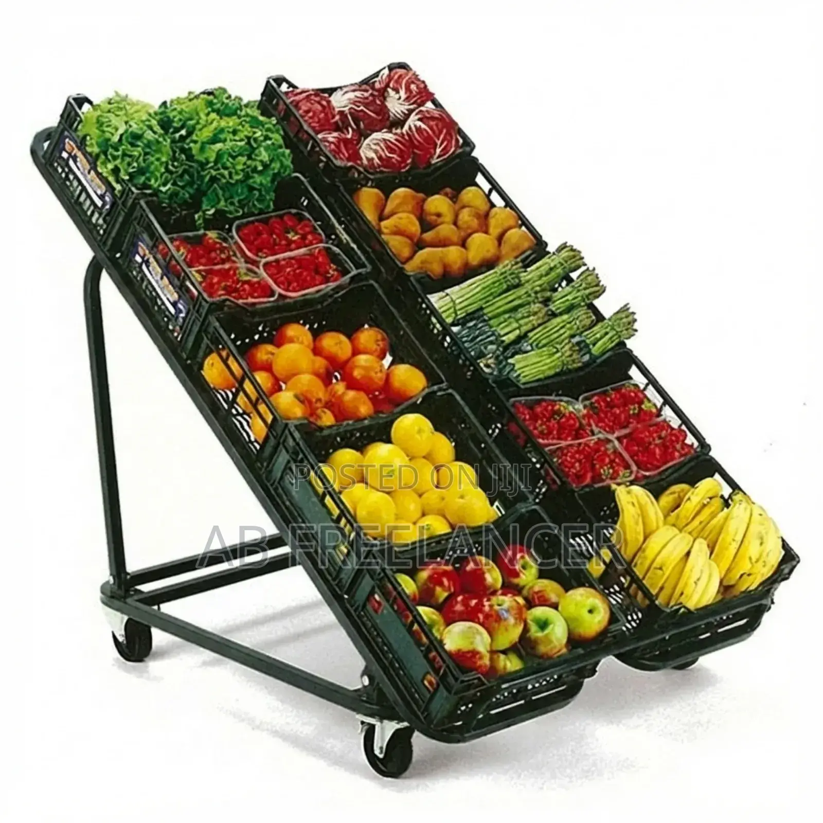 Storage and Display Shelf Works for Mini Markets