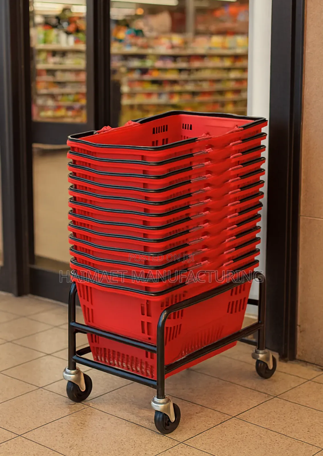 Storage and Display Shelf Works for Mini Markets