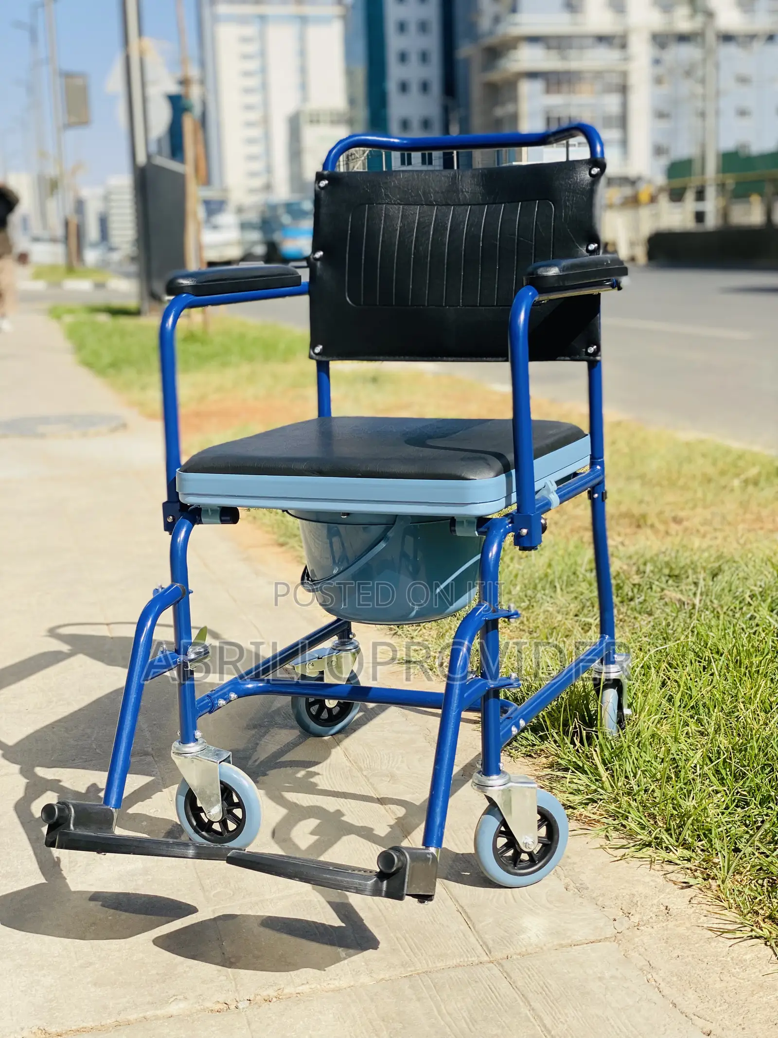 Wheelchair Elderly Disable Toilet Seat Handicapped Person Potty Chair