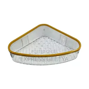 Slsingle Adhesive Corner Storage Rack