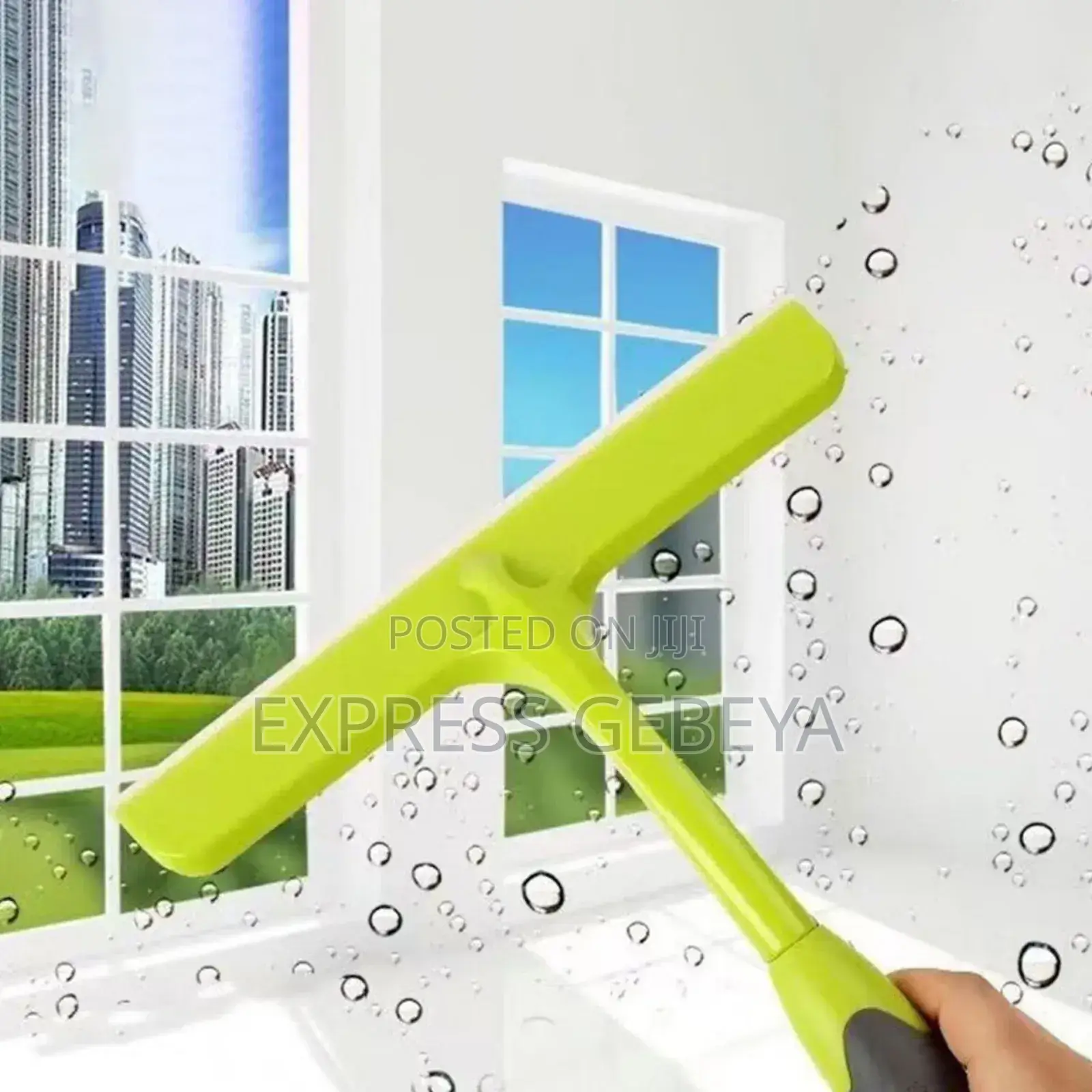 Hand-Held Plastic Window Squeegee Window Cleaner