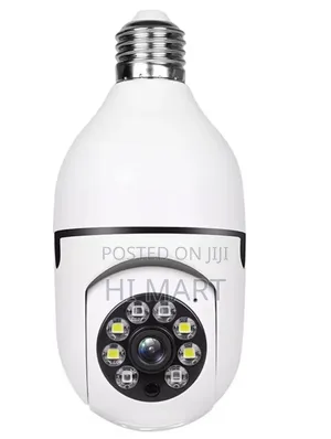 360° Roatating Light Bulb Security Camera