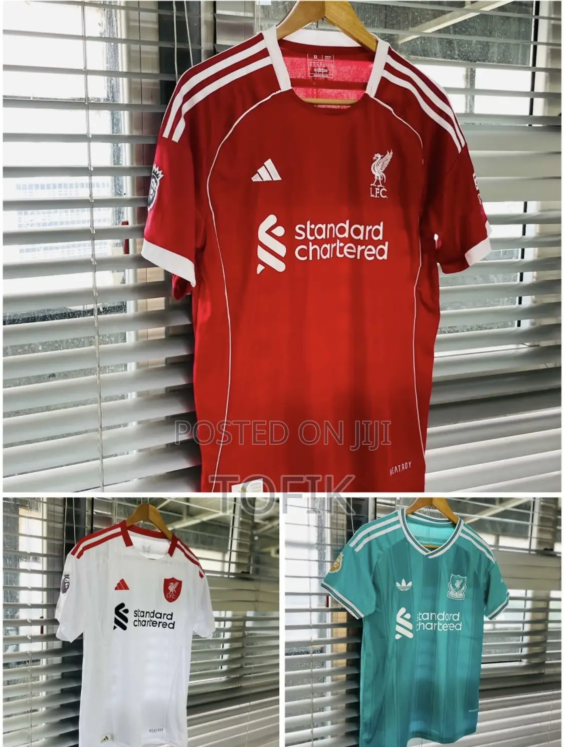 2025/26 Liverpool Home, Away And 3rd Kit Jersey