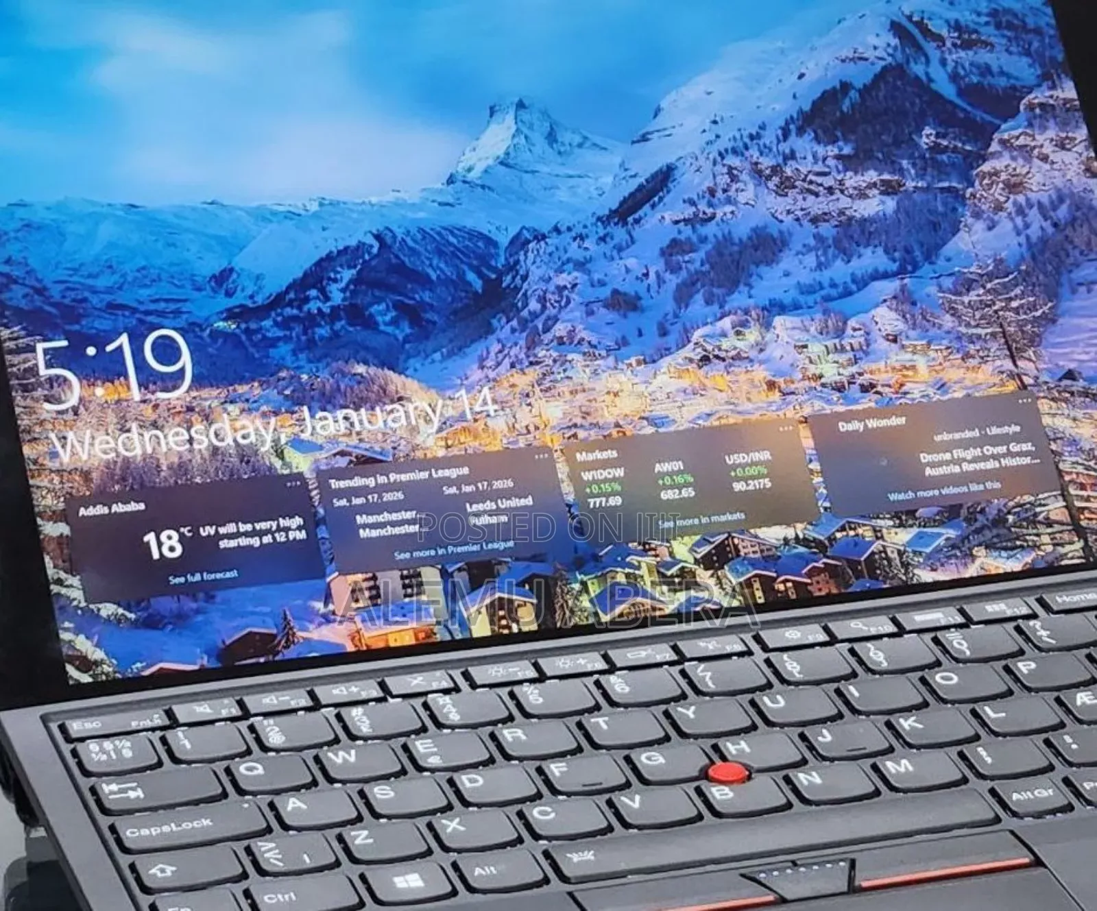 New Laptop Lenovo ThinkPad X1 8GB Intel Core i5 SSD 256GB