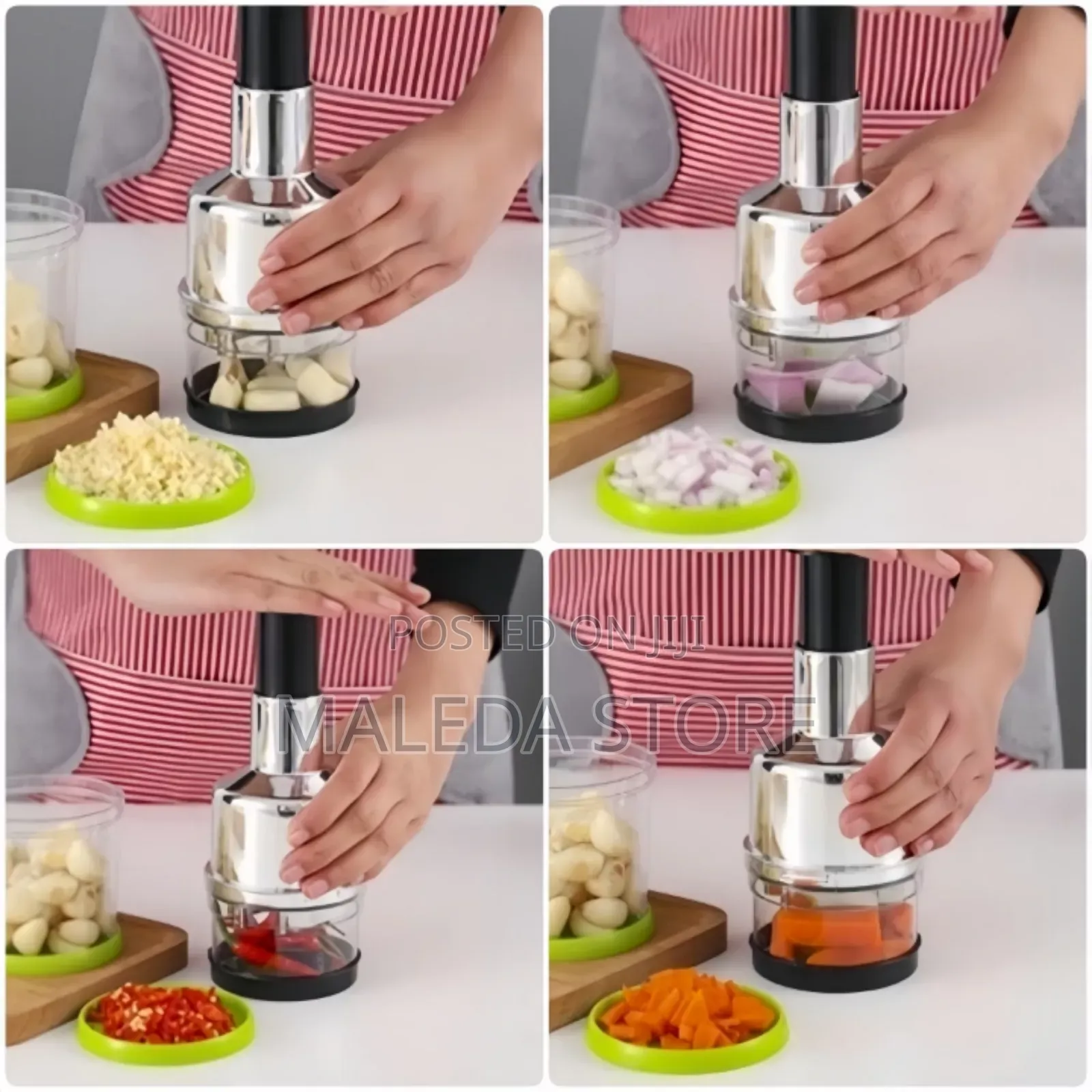 Manual Garlic Vegetable Chopper