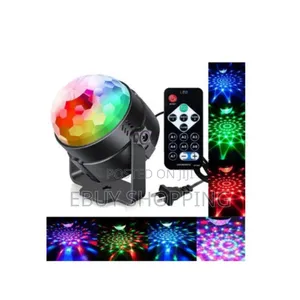 Remote-Controlled Mood Orb: Flashing Sequences Solid Hues