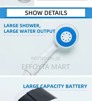 Portable Outdoor Shower Pump ተንቀሳቃሽ ሻወር ፓምፕ