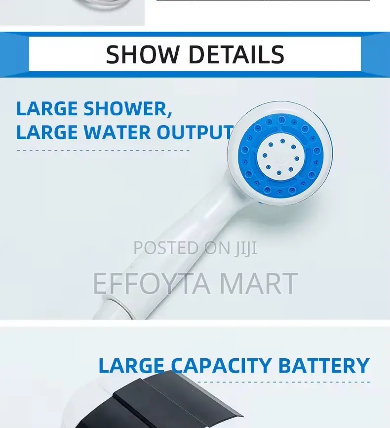 Portable Outdoor Shower Pump ተንቀሳቃሽ ሻወር ፓምፕ