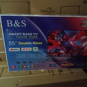 B S Smart Tv 55 Inch Android Doubel Gelass Bord Nw 2025
