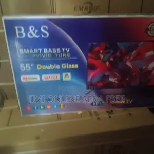 B S Smart Tv 55 Inch Android Doubel Gelass Bord Nw 2025