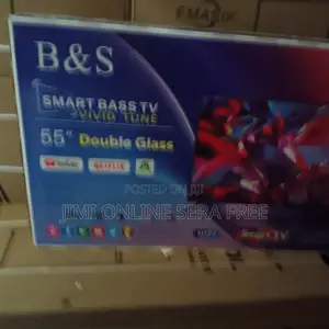 B S Smart Tv 55 Inch Android Doubel Gelass Bord Nw 2025