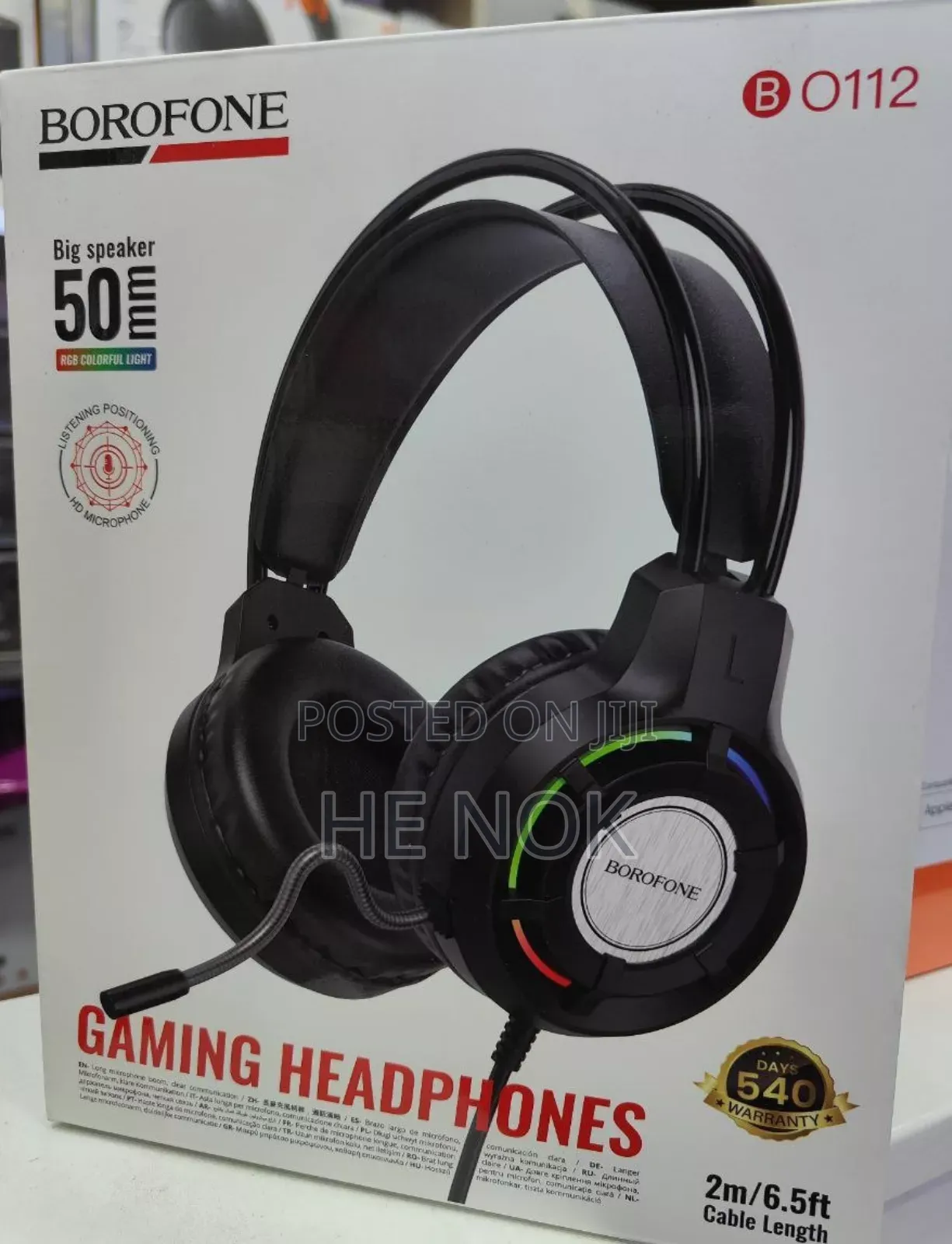 Gaming Headset High Quality and Light Effect Borofone 0112