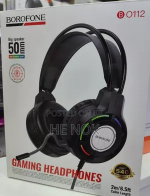 Gaming Headset High Quality and Light Effect Borofone 0112