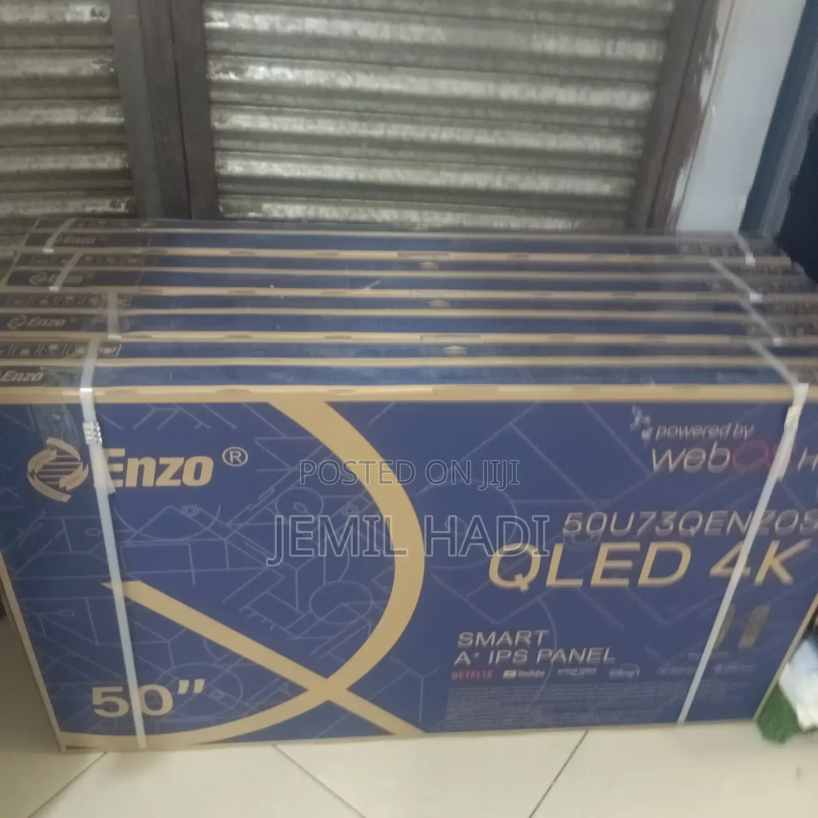 Enzo Smart Qled Tv 50 Inch Android Framless Tv 2025 Model