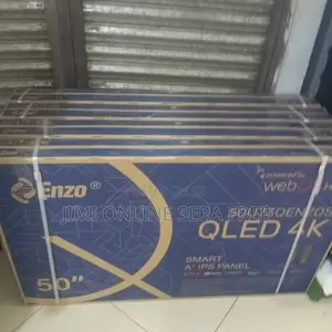 Enzo Smart Qled Tv 50 Inch Android Framless Tv 2025 Model