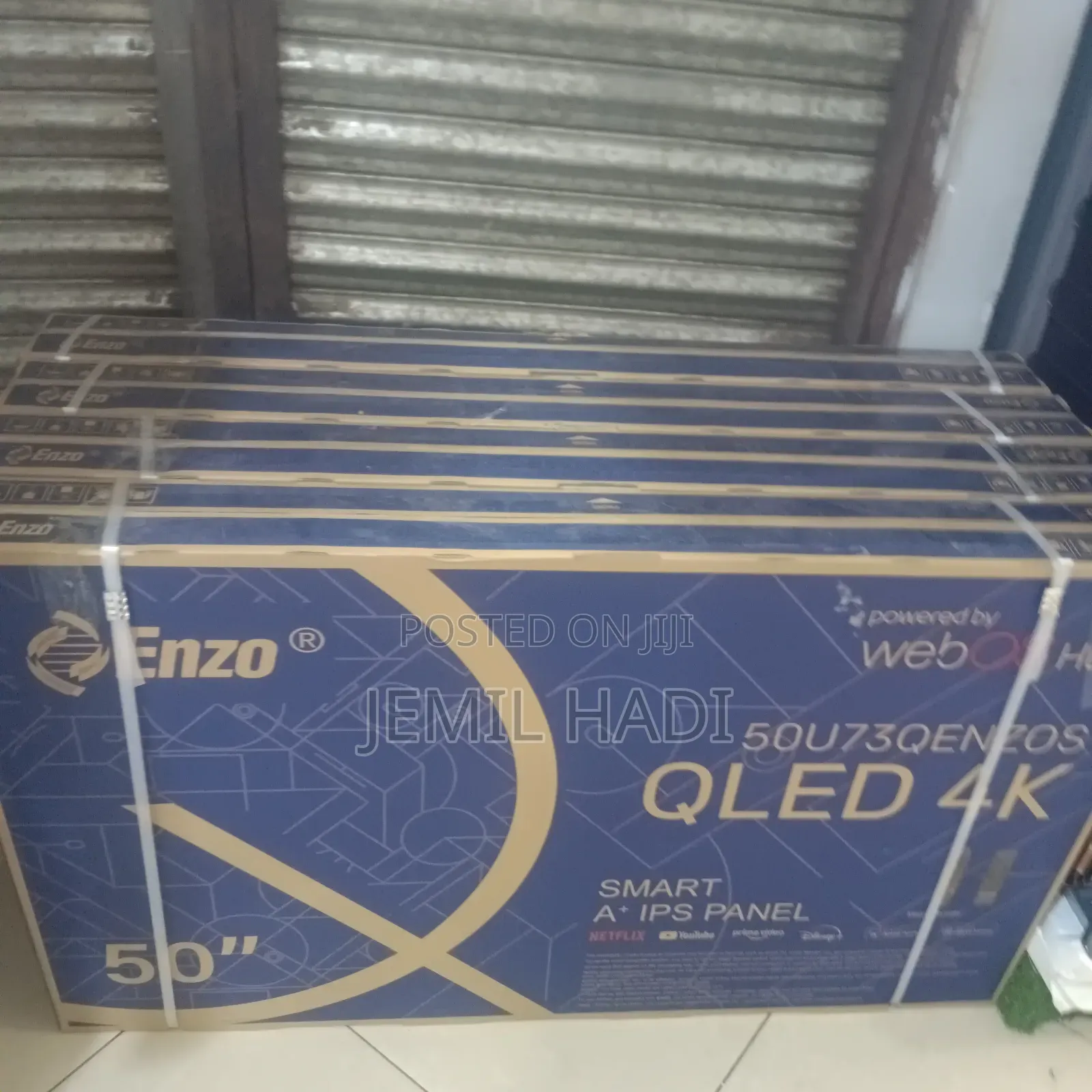 Enzo Smart Qled Tv 50 Inch Android Framless Tv 2025 Model