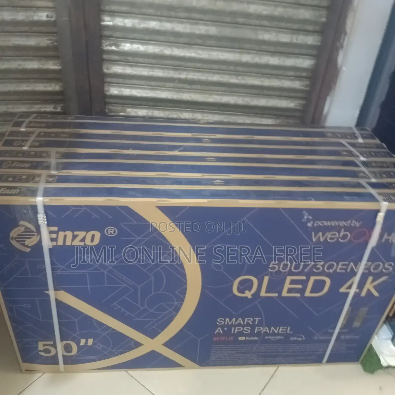 Enzo Smart Qled Tv 50 Inch Android Framless Tv 2025 Model