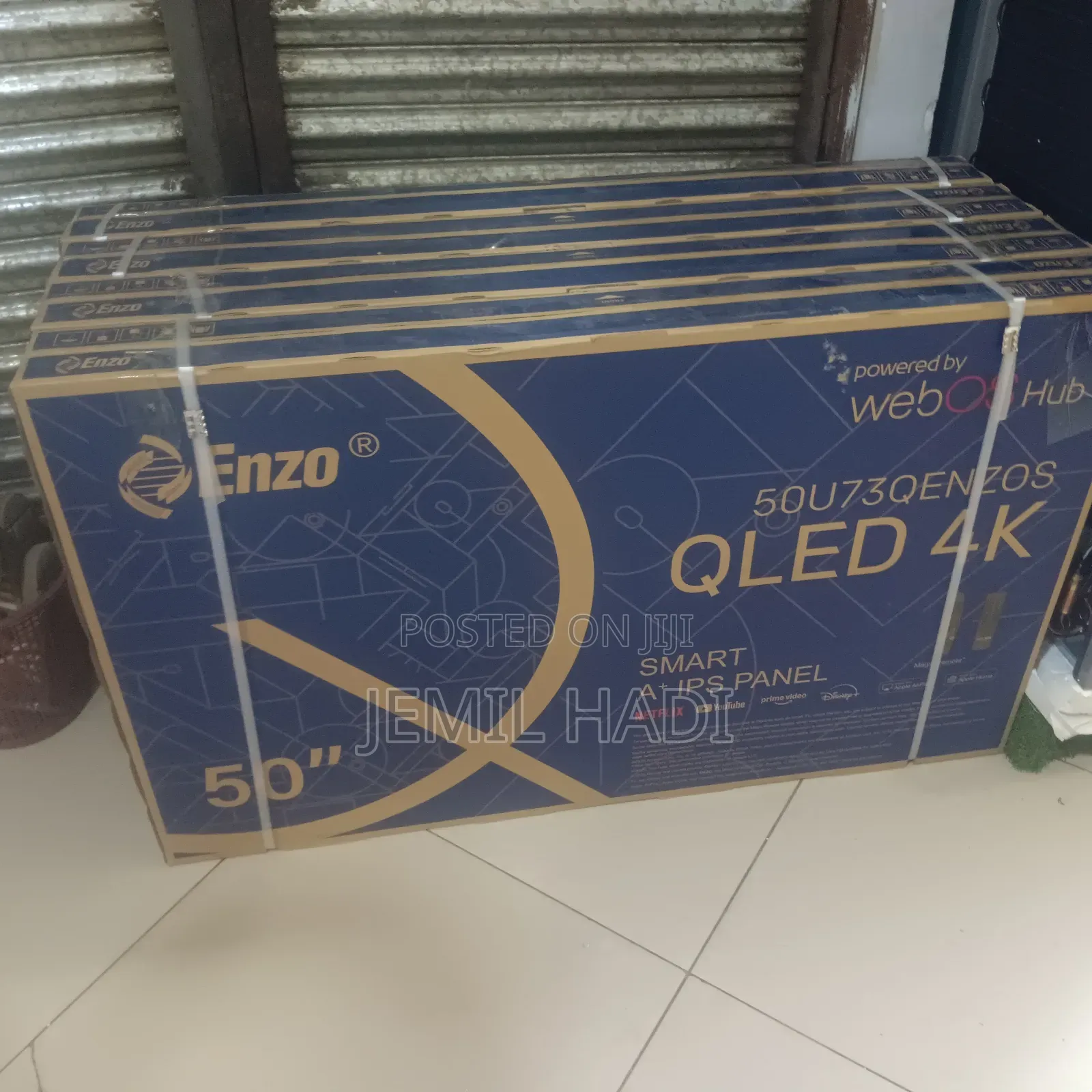 Enzo Smart Qled Tv 50 Inch Android Framless Tv 2025 Model