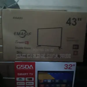 Emasif Smart Tv 43 Inch Andraid Doubel Glass Bord Nw 2025