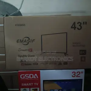 Emasif Smart Tv 43 Inch Andraid Doubel Glass Bord Nw 2025