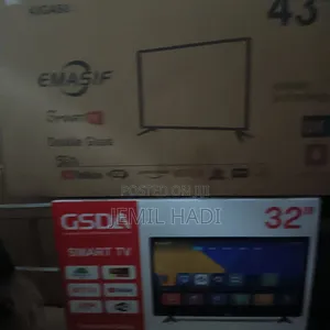 Emasif Smart Tv 43 Inch Andraid Doubel Glass Bord Nw 2025