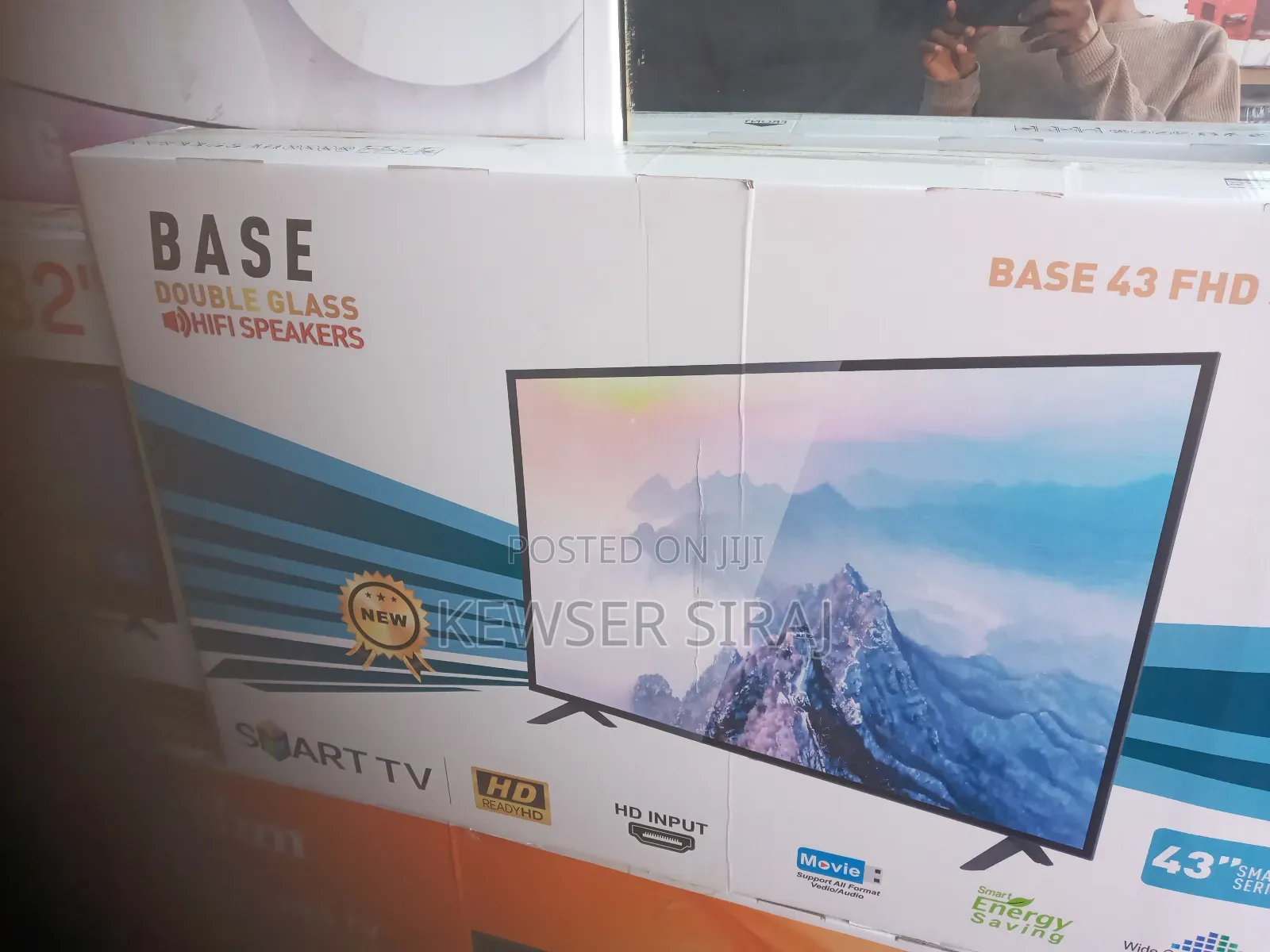 Base 43inch Tv Smart Android Double Screen