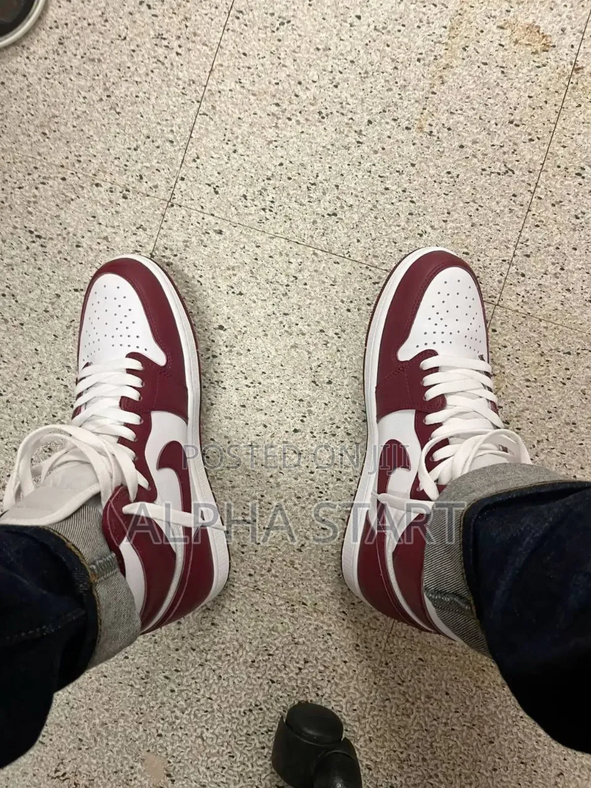 Jordan 1 High Retro 0g "Team Red" High Master Quality